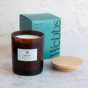 Webbs 'Uplift' Scented Candle (Bergamot & Lime)