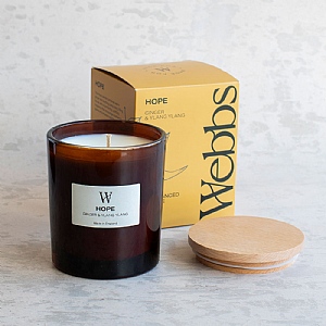Webbs 'Hope' Scented Candle (Ginger & Ylang Ylang)