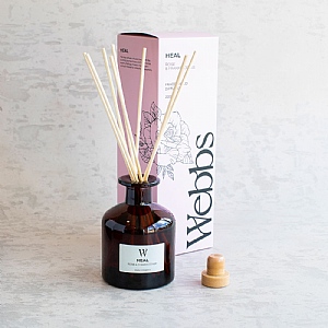 Webbs 'Heal' Reed Diffuser 200ml (Rose & Frankincense)