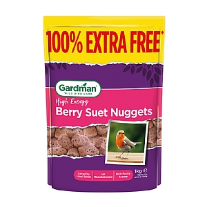 Gardman Berry Suet Nuggets (500g +100%)