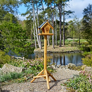 Tom Chambers Home Tweet Home Bird Table with Post FSC