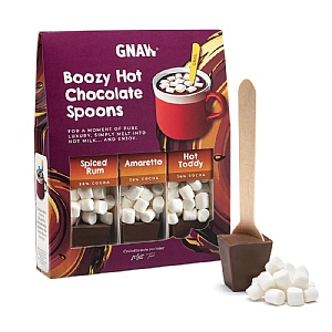 Gnaw Boozy Hot Chocolate Spoons Gift Set (120g)