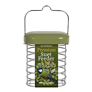 Jacobi Jayne Premium Suet Bird Feeder - Green