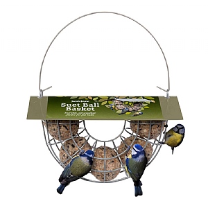 Jacobi Jayne Suet Ball Basket Feeder - Green