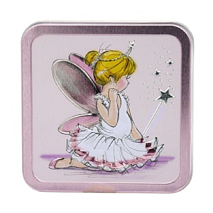 Churchill'S Little Princess Biscuit Tin (Mini Chocolate Chip Shortbread) (75g)