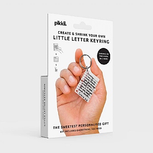 Pikkii Make Your Own Little Letter Keyring