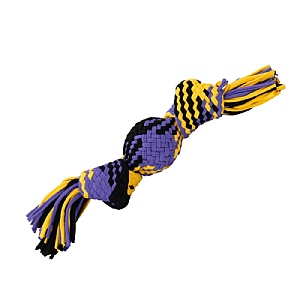 Ancol Playtime Squeak T-Shirt Rope Ball (Medium)