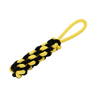 Ancol Playtime Bumble Bee Ropey Plait (35cm) - Yellow