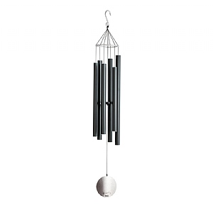 Aureole Tunes 58" Windchime - Black