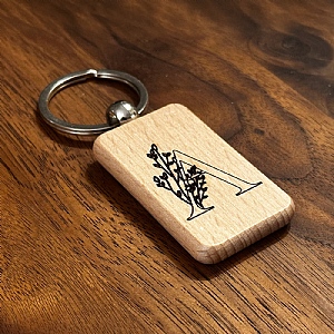 Wooden Keyring Nature A