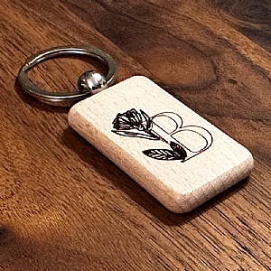 Wooden Keyring Nature B