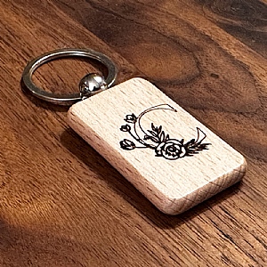 Wooden Keyring Nature C