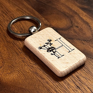 Wooden Keyring Nature H