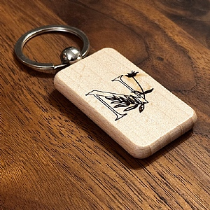 Wooden Keyring Nature N