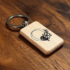 Wooden Keyring Nature O
