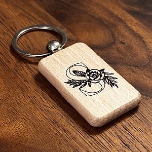 Wooden Keyring Nature S