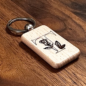 Wooden Keyring Nature T