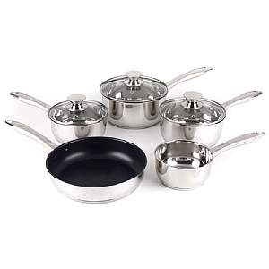 Russell Hobbs Classic Collection Stainless Steel 5 Piece Pan Set