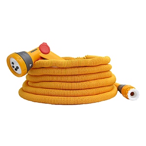 Hozelock Wonderhoze Garden Hose with Multi Spray Gun (15m)
