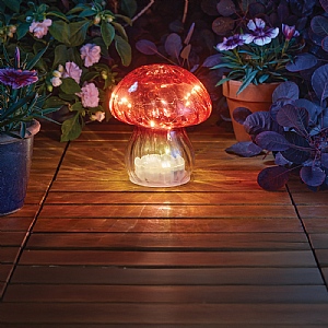 Smart Solar Crystal Shroom Solar Light