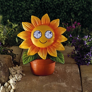 Smart Solar Blinkin' Sunflower Solar Ornament (XL)