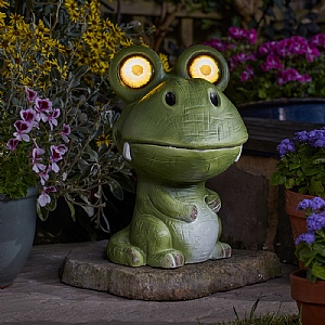 Smart Solar Bright Eyes Croc Garden Ornament