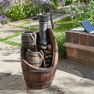 Smart Garden Water Feature Whisky Barrels Cascade