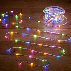 Eureka 200 LED Warm White / Multi Colour Rechargeable String Lights