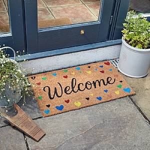 Outside In Hearty Welcome Decoir Mat (45x75cm)
