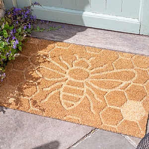Outside In Honey Bee Decoir Mat (45x75cm)