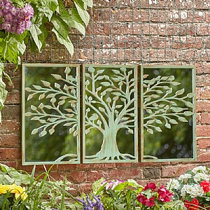 Smart Garden TreeLife Looking Glass Verdigris Home & Garden Mirror