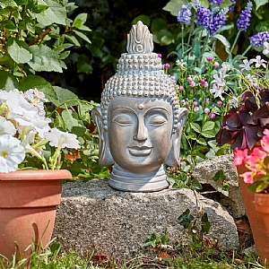 Smart Garden Buddha Head Garden Ornament