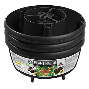 Garland Plant Halos Black (Set of 3)