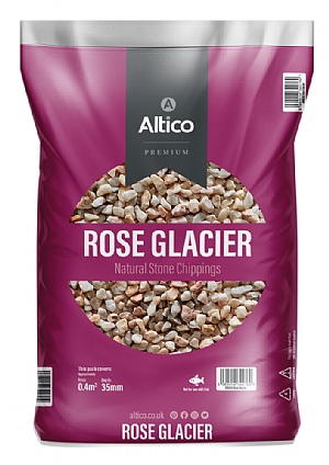 Altico Rose Glacier Natural Stone Chippings Large Bag (14-20mm)