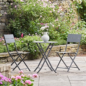 Pacific Lifestyle Rennes Bistro Set (Anthracite)