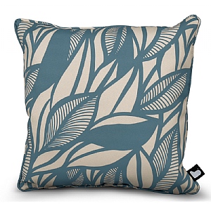 Extreme Lounging B-Cushion Poplar Leaf - Sea Blue (43x43cm)