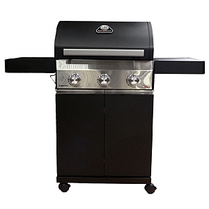 Grillstream Classic 3 Burner Gas Barbecue - Matt Black
