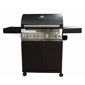 Grillstream Classic 4 Burner Gas Barbecue - Matt Black
