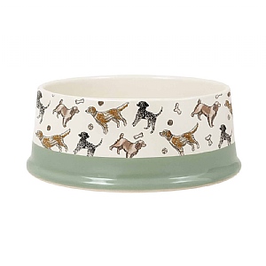 Banbury & Co All Over Print Ceramic Pet Bowl (Medium/Large)
