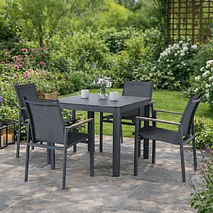 Supremo Modena 4 Seat Square Dining Set