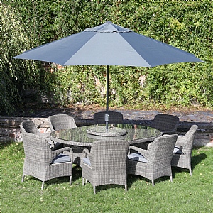 Supremo Verona 8 Seat Oval Dining Set