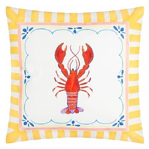 furn. Brunch Stripes Printed Multicolour Outdoor Cushion (45x45cm)