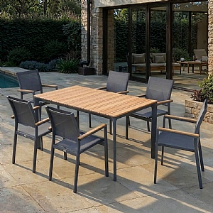 Ardeo Fusion 6 Seat Rectangular Dining Set