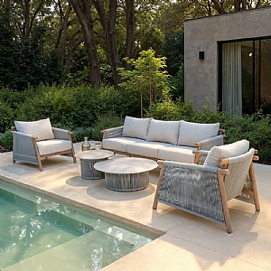 Ardeo Paleo 3 Seat Sofa Lounge Set