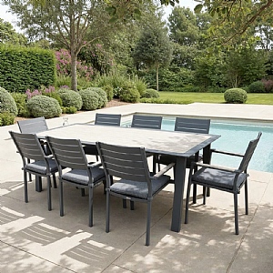 Ardeo Rhodes 8 Seat Rectangular Dining Set