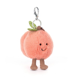 Jellycat Amuseables Peach Bag Charm