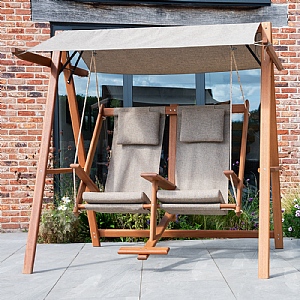 Norfolk Leisure In-Motion Tete a Tete Swing Seat