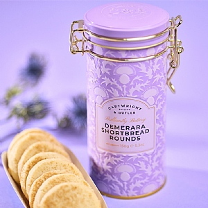 Cartwright & Butler Demerara Shortbread Rounds Tin (150g)