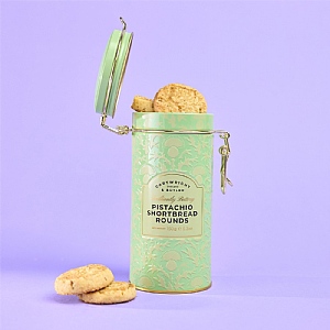 Cartwright & Butler Pistachio Shortbread Rounds Tin (150g)