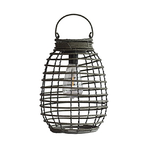 Duomo Solar Lantern (Medium) - Slate